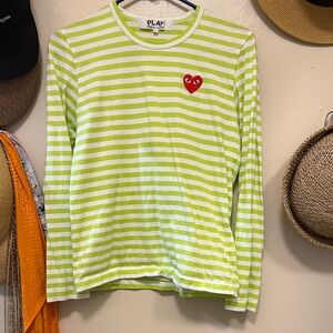 Comme des Garcons Play striped top